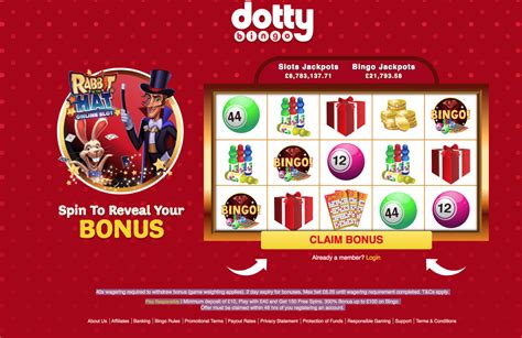 Dotty bingo casino bonus